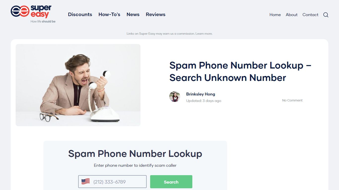 Spam Phone Number Lookup - Search Unknown Number - Super Easy